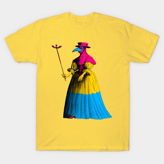 Pan lady Plague Doctor T-Shirt by AlexTal